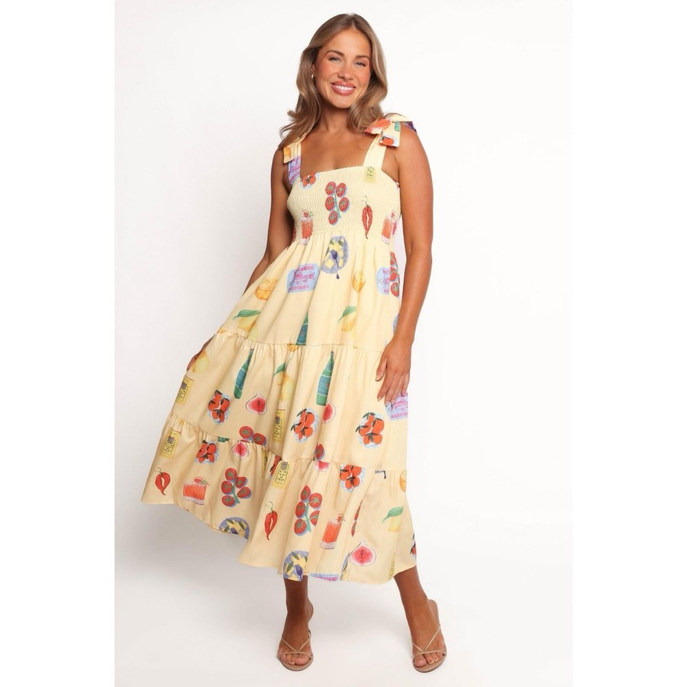 Petal & pup Sarelle Pasta Midi Dress XL